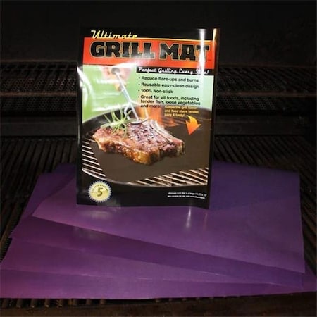 Ultimate Innovations Ultimate Innovations 2302 NonStick Grill Mat Set - 5 Piece 2302